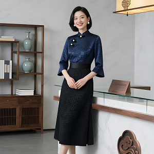 新中式職業裝定制300