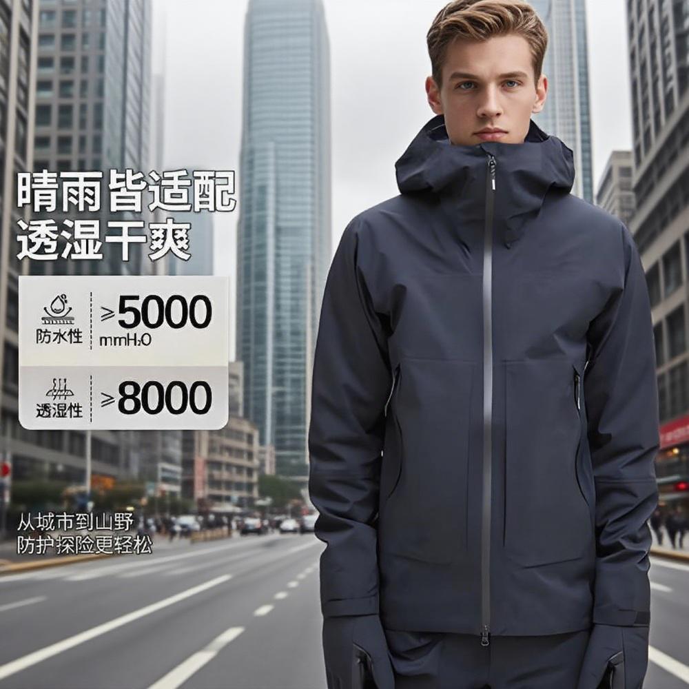 定制工作服選定制軟殼拼色沖鋒衣三合一