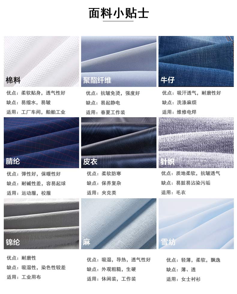 多功能工程襯衫面料優(yōu)缺點(diǎn)介紹及適用場(chǎng)景