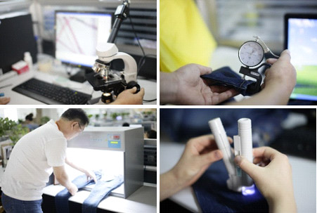 工作服質量檢測環節