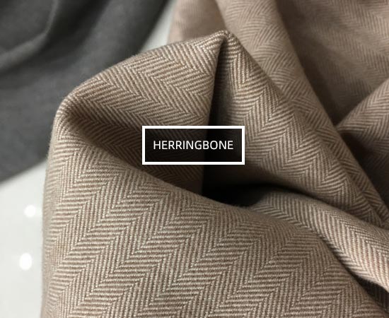面料花紋種類的名稱-Herringbone(魚骨紋/人字紋)