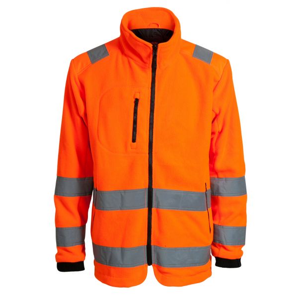 秋冬季搖粒絨反光工作服