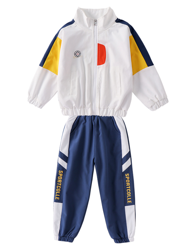 春秋季幼兒園校服套裝定制款式圖片