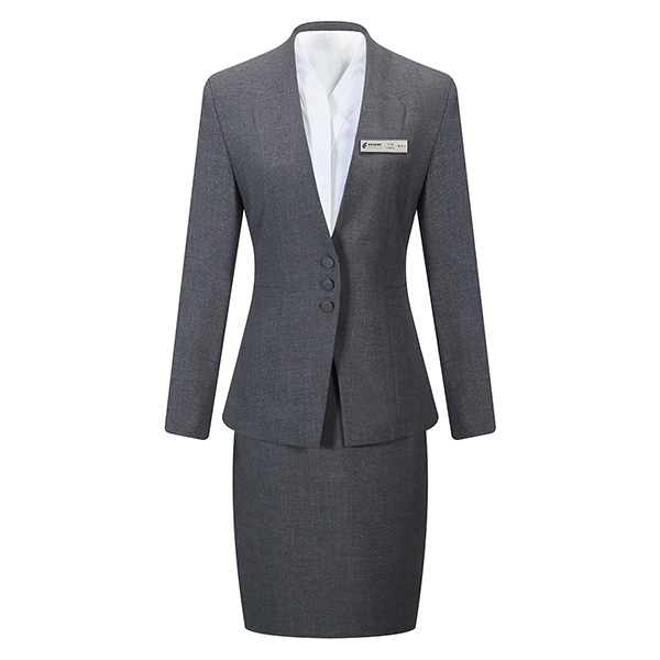 女士前臺(tái)職業(yè)西裙套裝